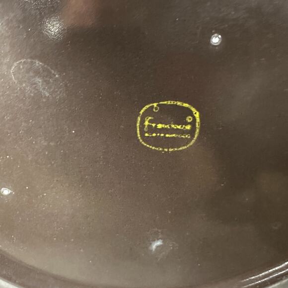 Franciscan Madeira Earthenware Oval Chop/Serving Platter c1967 USA 13.5"x11.5" - Picture 4 of 7